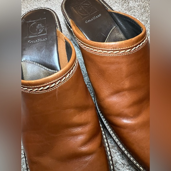 Women’s Cole Hann Brown Clogs Mules 10 comforting comfy‎ casual slip-ons - Picture 7 of 16